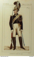 Costume Militaire Garde Royale Louis XVIII - Estampes & Gravures