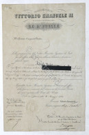 Regno D'Italia - Decreto Sottotenente Nel Corpo Dei Carabinieri Reali - 1861 - Documentos