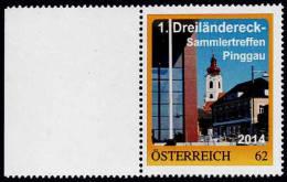 PM Pinggau - 1. Dreiländereck - Sammlertreffen  2014 Ex Bogen Nr. 8110816  Postfrisch - Personalisierte Briefmarken