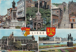Liege Multiview - Belgium -  Used Postcard,- Bel1 - Sonstige & Ohne Zuordnung
