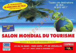 SALON MONDIAL DU TOURISME – PARIS EXPO – Tourisme/Voyage - Advertising