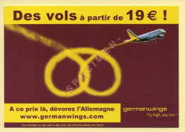 GERMANWINGS – Des Vols à Partir De 19 Euros - Tourisme/voyage (voir Scan Et Description) - Publicité