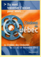 Cinéma Du QUEBEC - Publicité