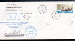 TAAF 1983 LETTRE DE ALFRED FAURE - Covers & Documents