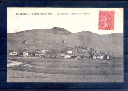 01. Ambérieu Saint Germain. Vue Générale Et Ruines Du Château - Unclassified