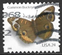 United States 2006. Scott #4000 (U) Common Buckeye Butterfly - Used Stamps
