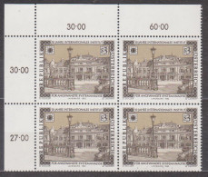 1982 , Mi 1720 ** (4) - 4er Block Postfrisch -  10 Jahre Internationales Institut Für Angewandte Systemanalyse - Unused Stamps