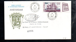 TAAF 1984 LETTRE DE MARTIN DE VIVIES - Covers & Documents