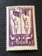 FRANCE Timbre 579, Patrie , Neuf Sans Charnière ** - Neufs
