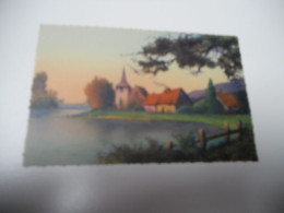 THEME DIVERS CARTE ANCIENNE  COULEUR DENTELER MAISON CLOCHER LAC EDIT ROB  S O T 20 /TBE - Paintings