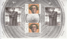 2021 Czech Republic Dante Astronomy Literature  Souvenir Sheet MNH @ BELOW FACE VALUE - Unused Stamps