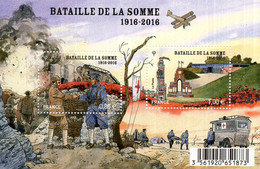 France.bloc F5075 De 2016.bataille De La Somme.neuf - Neufs