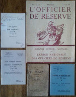 Lot De 5 Livrets Fascicules Et Magazines Militaires Anciens - Documents