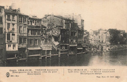 FRANCE - Verdun Bombardée - Guerre 1914 -16 - Rive Gauche De La Meuse Aval Du Pont Beaurepaire- Carte Postale Ancienne - Verdun