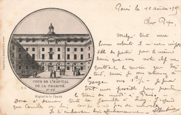75 Paris Cour De L' Hopital De La Charité CPA - Health, Hospitals