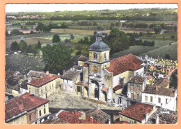 Ppgf/ CPSM Grand Format - GIRONDE - EN AVION AU DESSUS DE BARSAC - VUE AÉRIENNE QUARTIER DE L'ÉGLISE - Autres & Non Classés