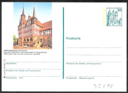 Germania/Germany/Allemagne: Intero, Stationery, Entier, Municipio, Town Hall, Hôtel De Ville - Autres & Non Classés