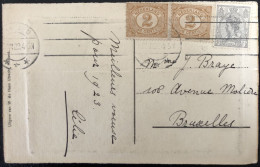 Nederland 1922 - Van Haarlem Naar Brussel - Briefe U. Dokumente