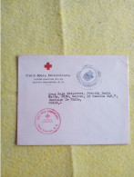 Dom Rep.red Cross Official Cover.1967.franchise To Chile..e7 Reg Post Late Delivery Up To 30/45 Day Could Be Less. - Dominicaine (République)