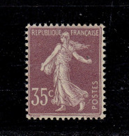 SEMEUSE - N°136 ** MNH TTB - GOMME ORIGINALE - 1906-38 Semeuse Camée