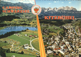 71963282 Kitzbuehel Tirol Fliegeraufnahme Camping Schwarzsee Kitzbuehel - Sonstige & Ohne Zuordnung