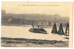 Cpa. 29 PLOUGASTEL - DAOULAS (ar. Brest) Passage Du Bac à Vapeur à Marée Basse   N° 5762 - Plougastel-Daoulas