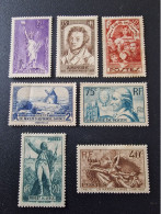 Année 1936. Y&T Entre 309 Et 315 Neuf * - Unused Stamps