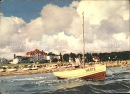 71963227 Heringsdorf Ostseebad Usedom Fischerboot Strand Ostseebad Heringsdorf - Altri & Non Classificati