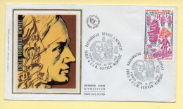 FDC N° 2094 – Général Rochambeau – Newport – 75 Paris & F.L.M. Suffren-Newport 12/07/1980 (soie) - 1980-1989