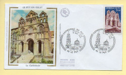 FDC N° 2084 – Le Puy-en-Velay (La Cathédrale) – 43 Le Puy 10/05/1980 Soie) - 1980-1989