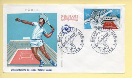 FDC N° 2012 – Cinquantenaire Du Stade Roland Garros – 75 Paris 27/05/1978  - 1970-1979