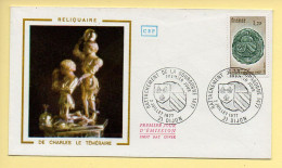 FDC N° 1944 – Rattachement De La Bourgogne 1477 – 21 Dijon 2/07/1977   - 1970-1979