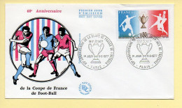FDC N° 1940 – 60è Anniversaire De La Coupe De France De Foot-Ball – 75 Paris 11/06/1977  - 1970-1979
