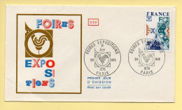 FDC N° 1909 – Foires Expositions – 75 Paris 20/11/1976 - 1970-1979