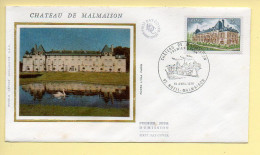FDC N° 1873 – Château De Rueil-Malmaison – 92 Rueil-Malmaison 10/04/1976 (soie) - 1970-1979