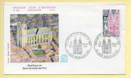 FDC N° 1810 – Basilique De Saint-Nicolas-de-Port – 54 Saint-Nicolas-de-Port 12/10/1974  - 1970-1979