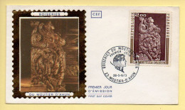 FDC N° 1743 – Boiseries Du Moutier-d'Ahun – 23 Moutier-d'Ahun 26/05/1973 (soie)   - 1970-1979