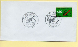 FDC N° 1719 – Code Postal – 75 Paris 3/06/1972  - 1970-1979