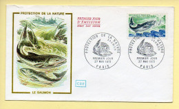 FDC N° 1693 – Le Saumon – Protection De La Nature – 75 Paris 27/05/1972  - 1970-1979