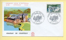 FDC N° 1584 – Château De Chantilly – 60 Chantilly 21/06/1969 - 1960-1969