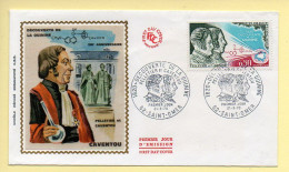 FDC N° 1633 – Découverte De La Quinine - Pelletier Et Caventou – CAVENTOU – 62 Saint-Omer 21/03/1970 (soie)  - 1970-1979