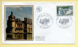 FDC N° 1584 – Château De Chantilly – 60 Chantilly 21/06/1969 (soie) - 1960-1969