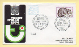 FDC – TRENO ITALIA 1974 – Expositions Philatélique Itinérante – 69 Lyon 15-16/05/1974  - 1970-1979