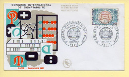 FDC N° 1529 – 9è Congrès International De Comptabilité – 75 Paris 2/09/1967  - 1960-1969