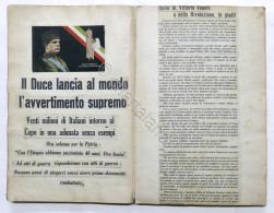 Raccolta Articoli Originali Di Giornale E Comunicati Guerra Etiopia - 1935-1936 - Other & Unclassified