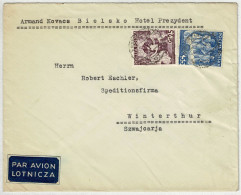 Polen / Polska, Luftpostbrief Nach Winterthur (Schweiz) - Storia Postale