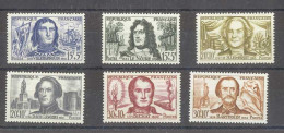 Yvert  1207 à 1212 -Célébrités Françaises  - Série De 6 Timbres Neufs Sans Traces De Charnières - Unused Stamps