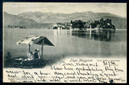 Lago Maggiore - Isola Bella E Pescatori - Viaggiata 1903 - Rif. 10410 - Autres & Non Classés