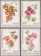 Papua New Guinea 1966 SG100-103 Flowers Set MNH - Papua New Guinea