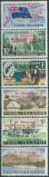 Cook Islands 1966 SG179-184 Churchill Ovpts MLH - Cook